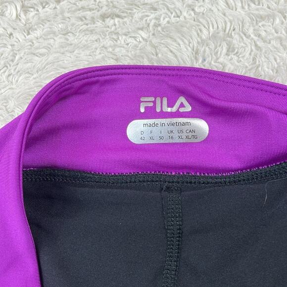 Fila color block athletic tennis skort, size XL - Picture 7 of 9